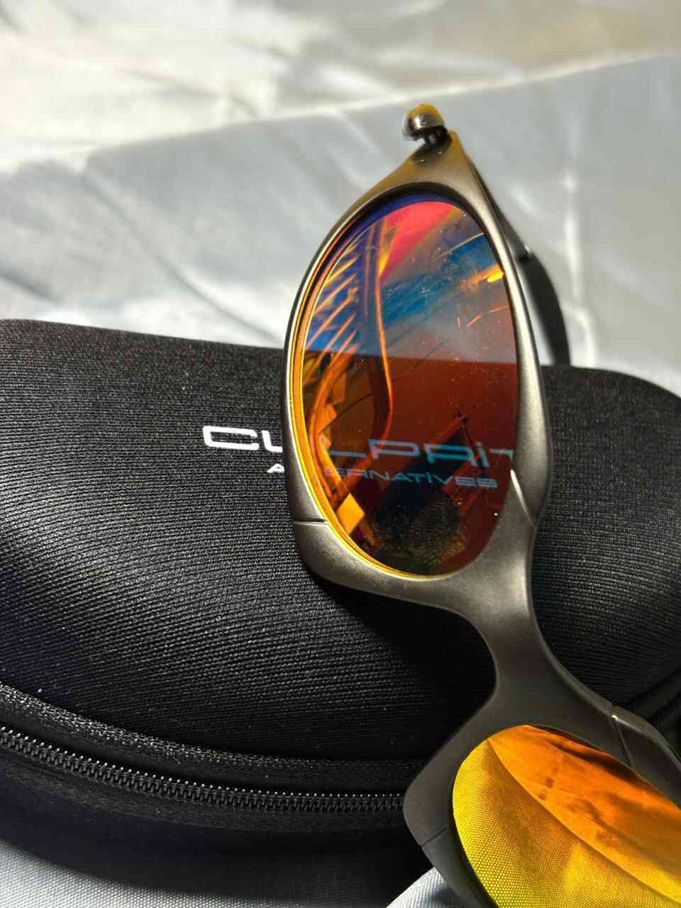 Flame lens , chrome Romeo
